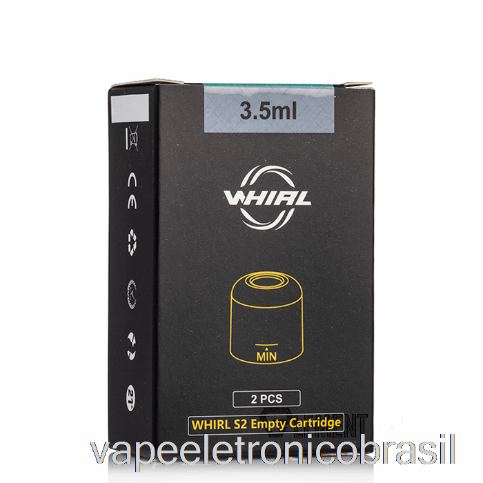 Vape Recarregável Uwell Whirl S2 Pods De Substituição 3,5ml Pod Recarregável